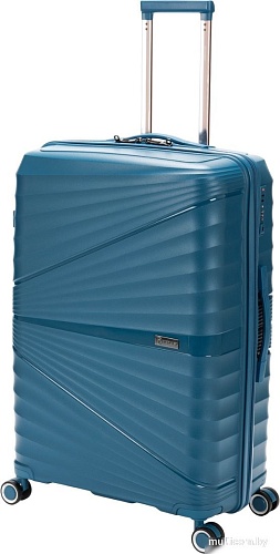 Чемодан-спиннер Torber Nevo T2207L (синий)