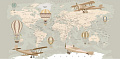 Фотообои Citydecor Карта мира на русском 550x270