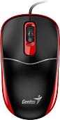 Мышь Genius DX-111 USB-A (черный/красный)