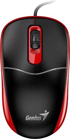 Мышь Genius DX-111 USB-A (черный/красный)
