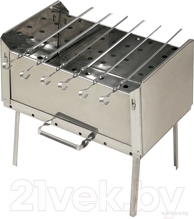 Мангалы, грили, барбекю НПО Кедр Плюс МД-6Н (1.5мм, нержавеющая сталь)