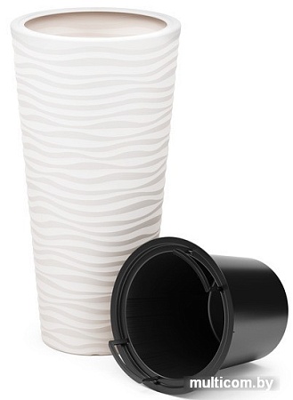 Кашпо Альтернатива Оазис М8078 (белый)