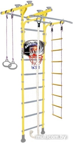 Детский спортивный комплекс Midzumi Niji Ton Basketball Shield (лимонный пай)