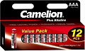 Батарейка Camelion LR03 Plus Alkaline Block-12 LR03-HP12