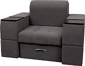 Сириус Лидер-13 ППУ 135x110 (Eva 24 велюр темно-серый)