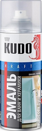 Эмаль Kudo для ванн и керамики KU-1301 0.52 л (белый)