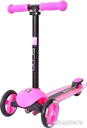 Самокат Y-Scoo RT Trio Diamond 120 (розовый)