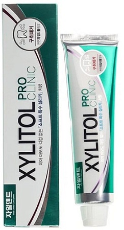Зубная паста Mukunghwa Xylitol Pro Clinic Herb Fragrant Green Color 130 г