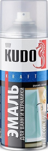 Эмаль Kudo для ванн и керамики KU-1301 0.52 л (белый)