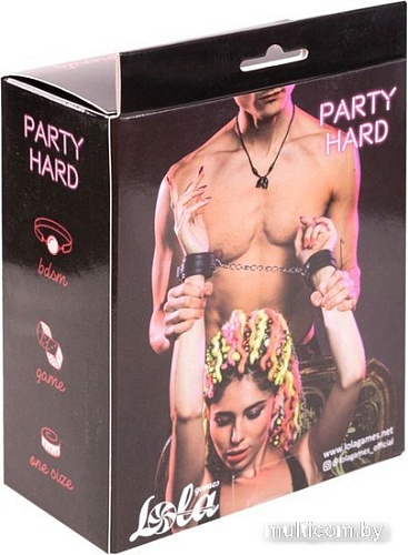 Наручники Lola Games Party Hard Serenity (черный)
