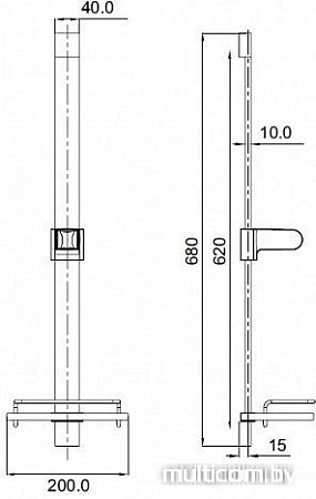 Душевая штанга IDDIS S316101