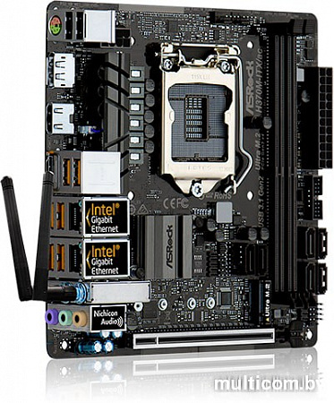 Материнская плата ASRock H370M-ITX/AC
