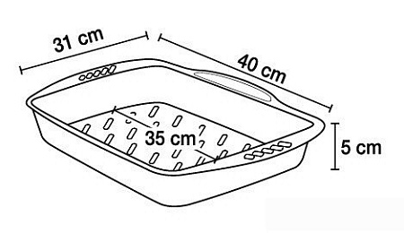 Форма для выпечки Pyrex asimetriA AS35RR0