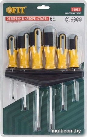 Набор отверток FIT 56032 (6 предметов)