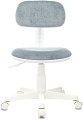 Офисное кресло Бюрократ CH-W201NX (серо-голубой Light-28/пластик белый)