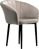 Стул с подлокотниками Памир Версаль F81 Поворотный (светло-серый/черная опора)