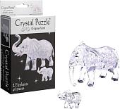 3Д-пазл Crystal Puzzle Два слона 90235