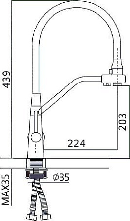 Смеситель Haiba HB76855 (хром)