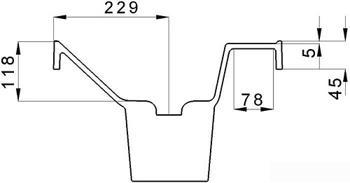 Умывальник Madera Classica 120