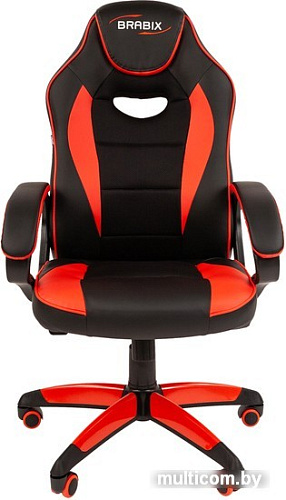 Кресло Brabix GM-162 (черный/красный)