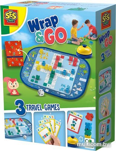 Развивающая игра SES Creative Wrap&Go 3 в 1 02236