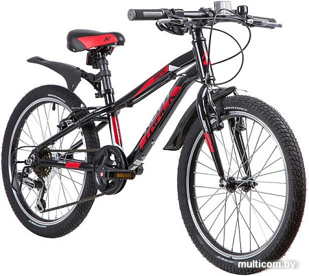 Детский велосипед Novatrack Prime 20 (черный/красный, 2019)