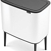 Brabantia Bo Touch Bin 11+23 л (белый)