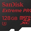 Карта памяти SanDisk Extreme Pro microSDXC 128GB + кардридер [SDSQXPJ-128G-GN6M3]