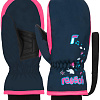 Горнолыжные варежки Reusch Kids Mitten 6285405-4540 (р-р 2, Dress Blue/Knockout Pink)