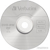 DVD+RW диск Verbatim 4.7Gb 4x Verbatim DLP Silver по 25 шт. CakeBox 43639