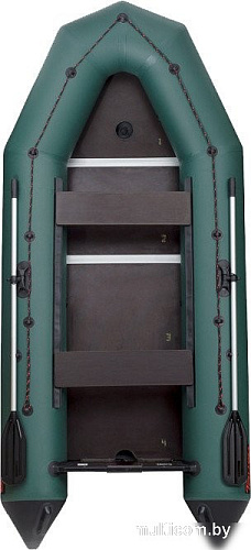 Моторно-гребная лодка Leader Boats Тайга-340 киль 0062872 (зеленый)