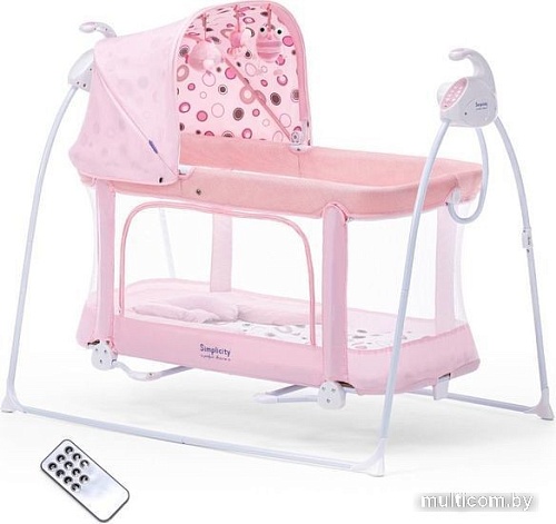 Люлька Simplicity 4030 Auto (розовый)