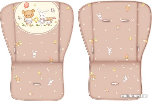 Коляска прогулочная «книга» Lorelli Twin 2019 (beige bear party)