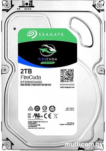 Гибридный жесткий диск Seagate Firecuda 2TB [ST2000DX002]