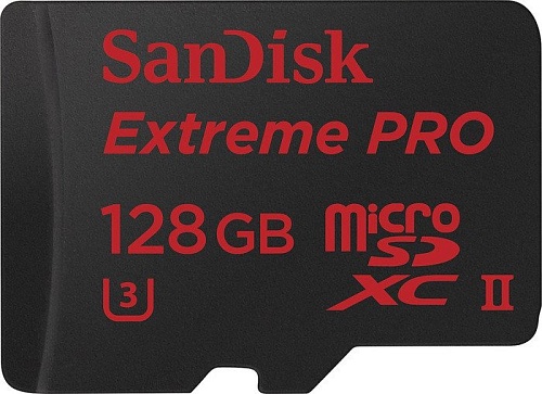 Карта памяти SanDisk Extreme Pro microSDXC 128GB + кардридер [SDSQXPJ-128G-GN6M3]