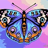 Картина по номерам Wizardi Бабочка MINI138