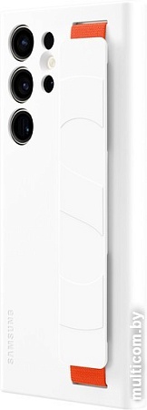 Чехол для телефона Samsung Silicone Grip Case S23 Ultra (белый)