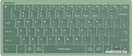 Клавиатура A4Tech Fstyler FBX51C (зеленый)