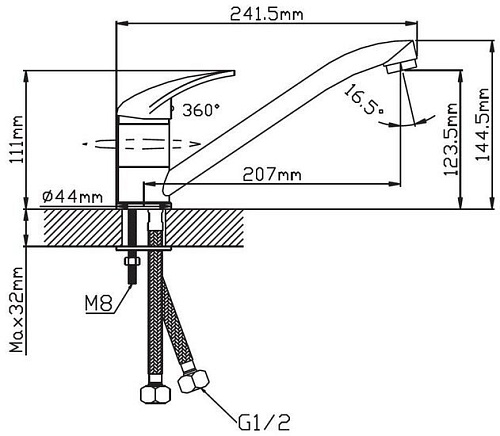 Смеситель Cronwil CD038-42