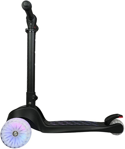 Трехколесный самокат Cosmoride Glow 058P/S1001 (черный)