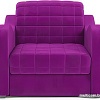 Кресло-кровать Мебель-АРС Барон №4 (микровельвет, фиолетовый)