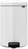 Brabantia Pedal Bin NewIcon 20 л (белый)