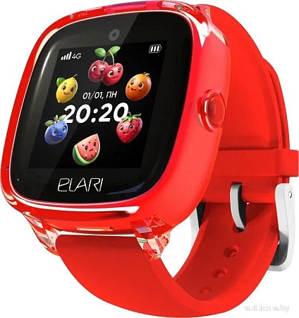 Детские умные часы Elari KidPhone Fresh 4G (красный)