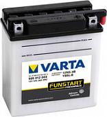 Мотоциклетный аккумулятор Varta 12N5-3B, YB5L-B 505 012 003 (5 А/ч)