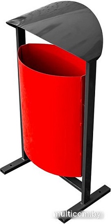 Уличная урна BZT DumL01 (красный)