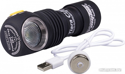 Фонарь Armytek Tiara C1 Magnet USB XP-L (белый свет) +18650 Li-Ion