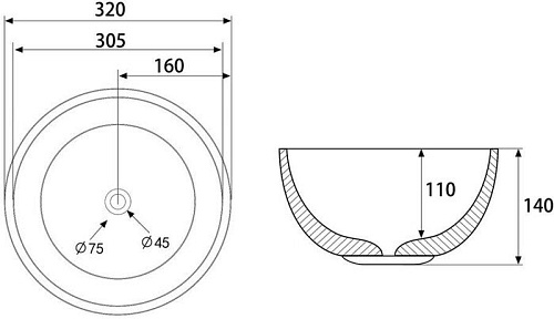 Умывальник Abber Bequem AC2106 (белый)