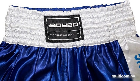 Шорты BoyBo для кикбоксинга (XL, синий)