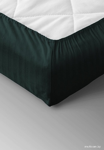 Постельное белье Verossa Stripe Dark green VRT рез 200/200/30 70274 ST13
