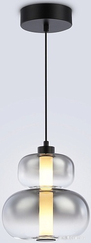 Подвесная люстра Ambrella light LH11052 BK/SM (черный/дымчатый)